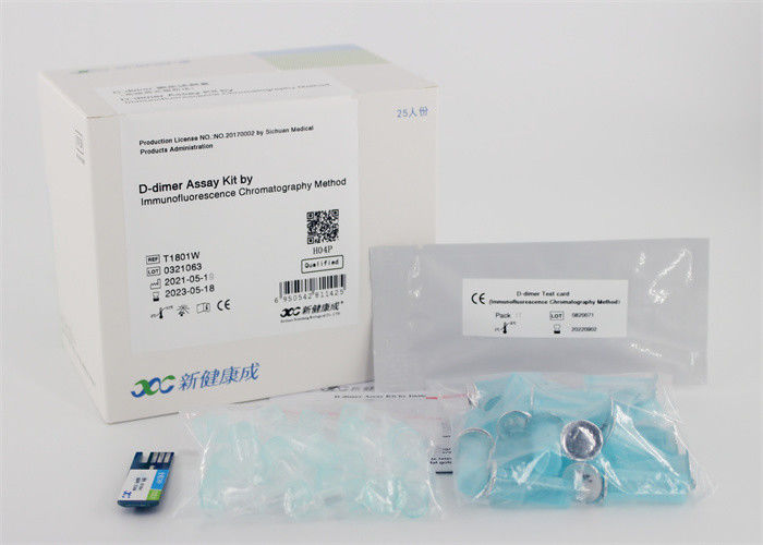 0.1mg/L Herzdimer 5minutes markierungs-Test-Kit Immunofluorescences D