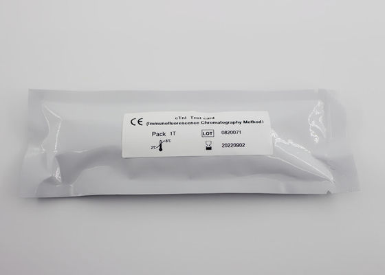 Blut ein Schritt-schneller Test IVD, 8 schnelle Test-Ausrüstung Min Combo Troponins T